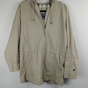 London fog size medium hooded jacket
